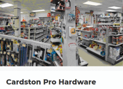 Cardston Pro Hardware logo